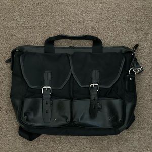 Saks Fifth Avenue Black messenger bag